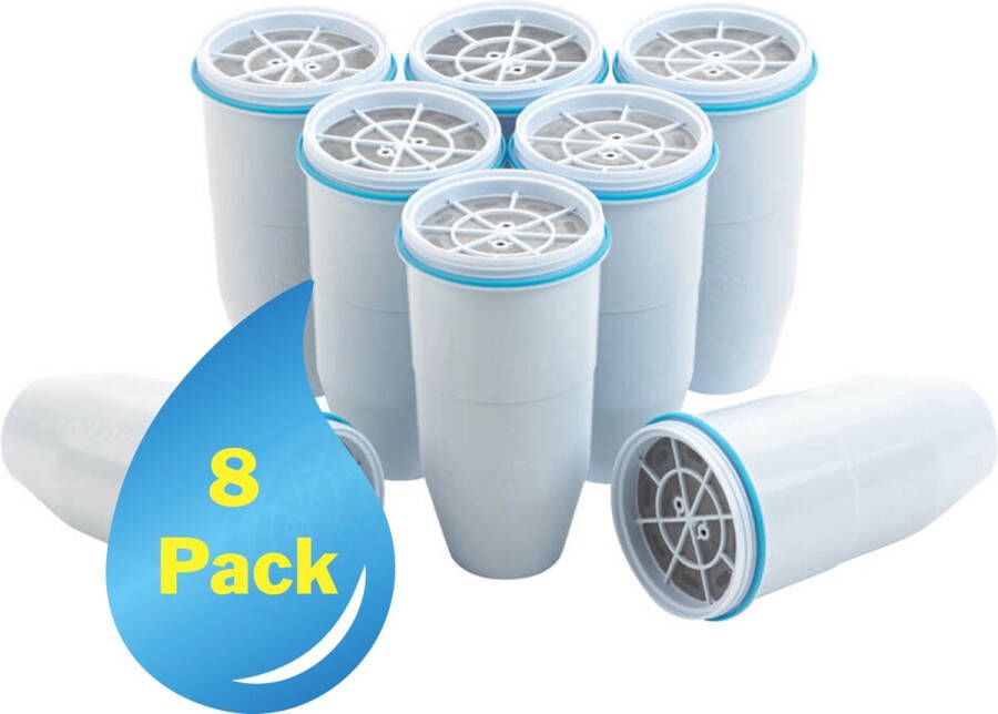 ZeroWater Waterfilter 8-Pack Waterkan Vervangingsfilters