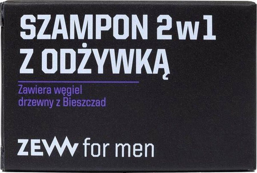 Zew For Men Shampoo 2in1 met conditioner met houtskool van Bieszczady 85ml