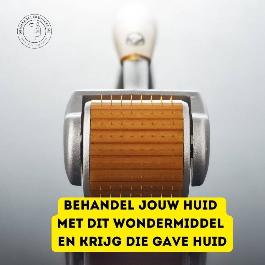 ZGTS Dermaroller 192 + Retinol Serum 1.0 MM Inclusief GRATIS Retinol Serum 30 ml Huidroller Microneedling Dermarolling Gezichtsroller