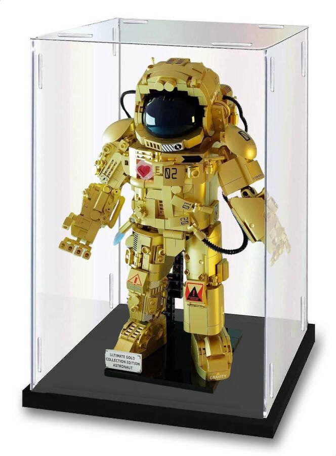 Zhe Gao Blocks Zhe Gao LIMITED icons edition Astronaut City Star Ruimtevaarder + technisch Display Box Artemis Space Wars Expert Classic Creator STEM ideas speelgoed Technic ruimte robot bouwpakket |990 bouwstenen (compatibel met Mould King of Lego stenen)