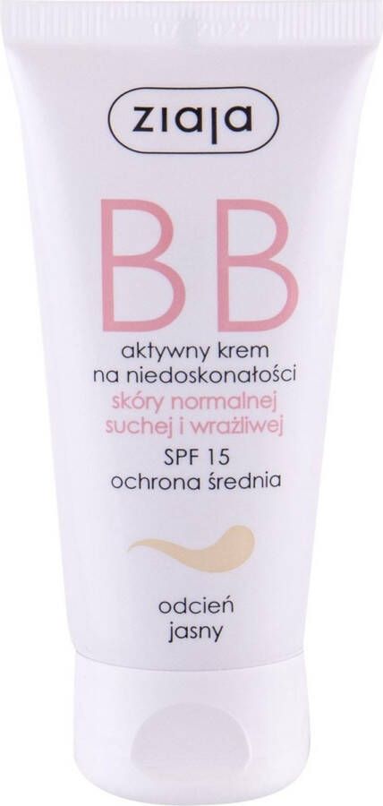 Ziaja Bb Cream Normal And Dry Skin Spf 15 Bb Cream Shade Light