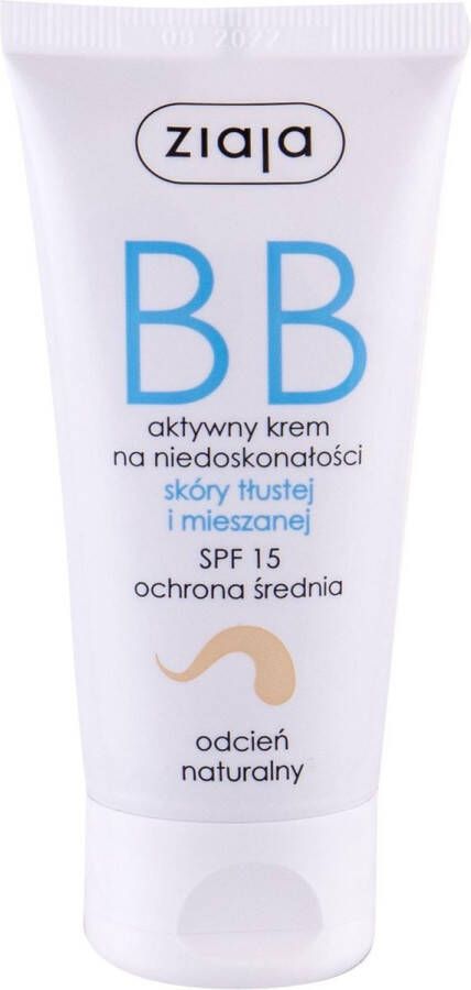 Ziaja Bb Cream Oily And Mixed Skin Bb Krém 50 Ml Natural