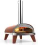 ZiiPa Pizza Oven Piana Houtgestookt met Thermometer Terracotta voor ø 30 cm pizza's Roterende pizzasteen - Thumbnail 1