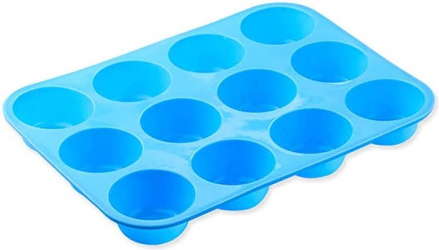 ZijTak bakvorm cupcake vorm 12 stuks silicone muffinbakvorm muffinvorm gratis verzending blauw