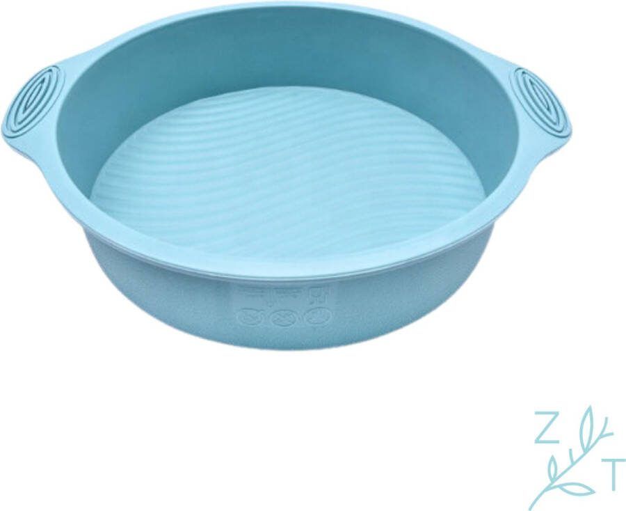 ZijTak Ronde bakvorm bakblik bakken cake taart gebak vorm taartvorm silicone blauw