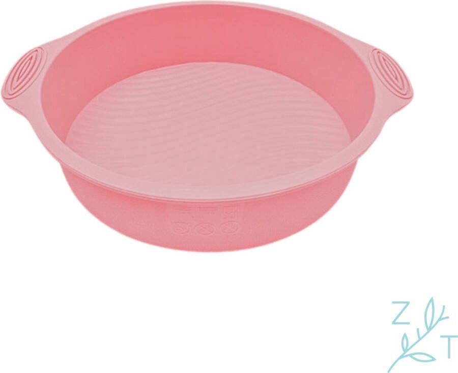 ZijTak Ronde bakvorm bakblik bakken cake taart gebak vorm taartvorm silicone roze