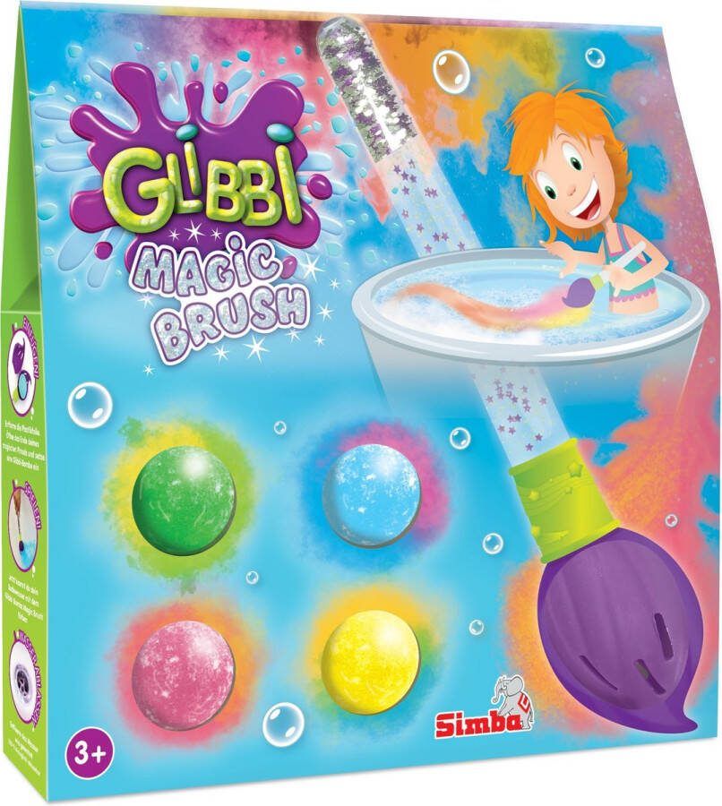 Zimpli Kids Glibbi Bomb Magic Borstel Badspeelgoed