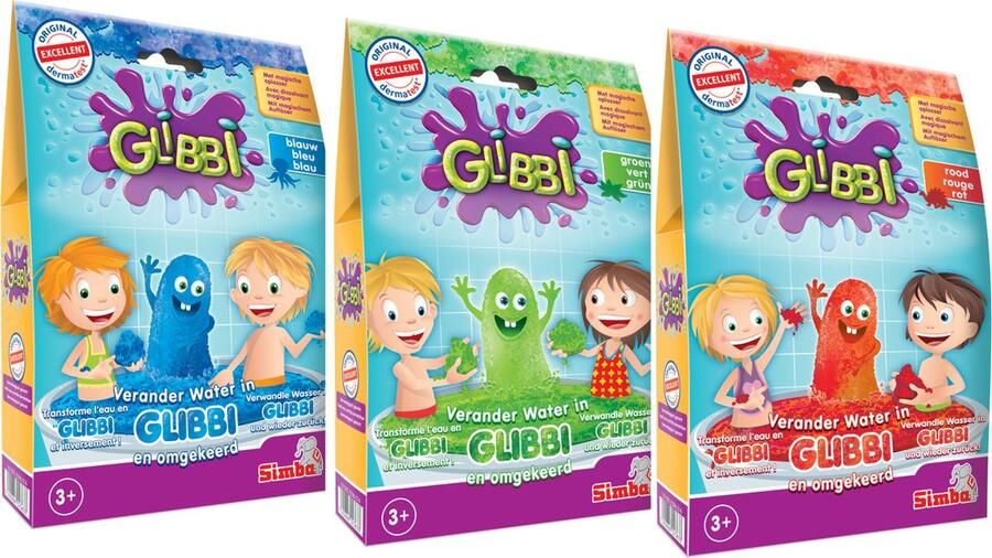 Zimpli Kids Glibbi Gelli Bundle Badspeelgoed