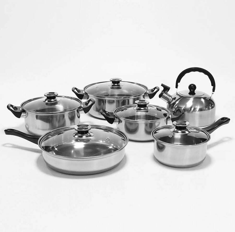 Zinaa Thuis Keuken Kookgerei Sets Koekenpan Multifunctionele Anti-Aanbakpan Noedels Pot Keuken Kookpot Voor Indoor Restaurant Jus