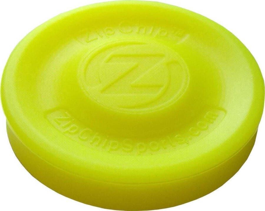 ZipChip | Mini Frisbee | Fun Pocket Disc 6 8 cm | Geel