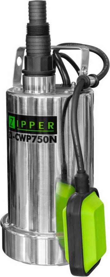 Zipper ZI-CWP750N ZI-CWP750N Dompelpomp voor schoon water 11 m³ h 8.5 m