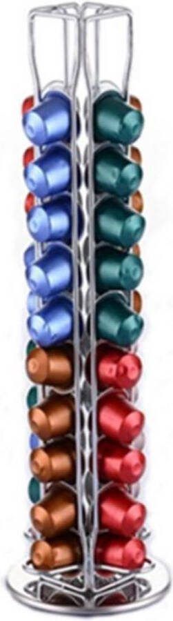 ZIS Draaibare Capsulehouder voor 40 Capsules Chroom