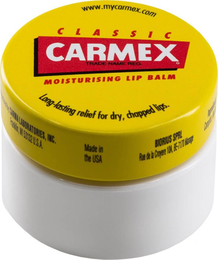 Zlife Cosmetics Carmex Lip Balm Classic Original Jar 7.5 gram potje VSCO girls producten Lippenbalsem