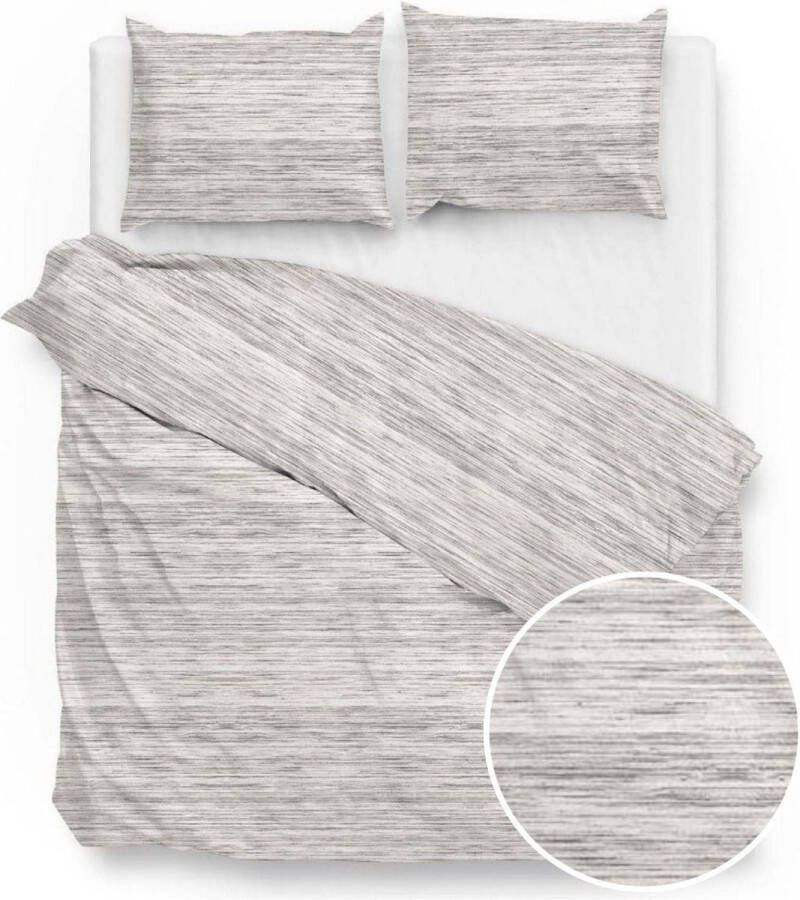 Zo Home Zo! Home Dekbedovertrek Dwen Grijs Lits-jumeaux Xl 260x200 220 Cm