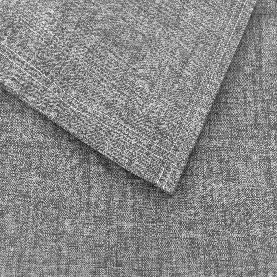 Zo! Home Lino laken katoen antraciet 160x290 prachtige uitstraling ademende en zachte stof