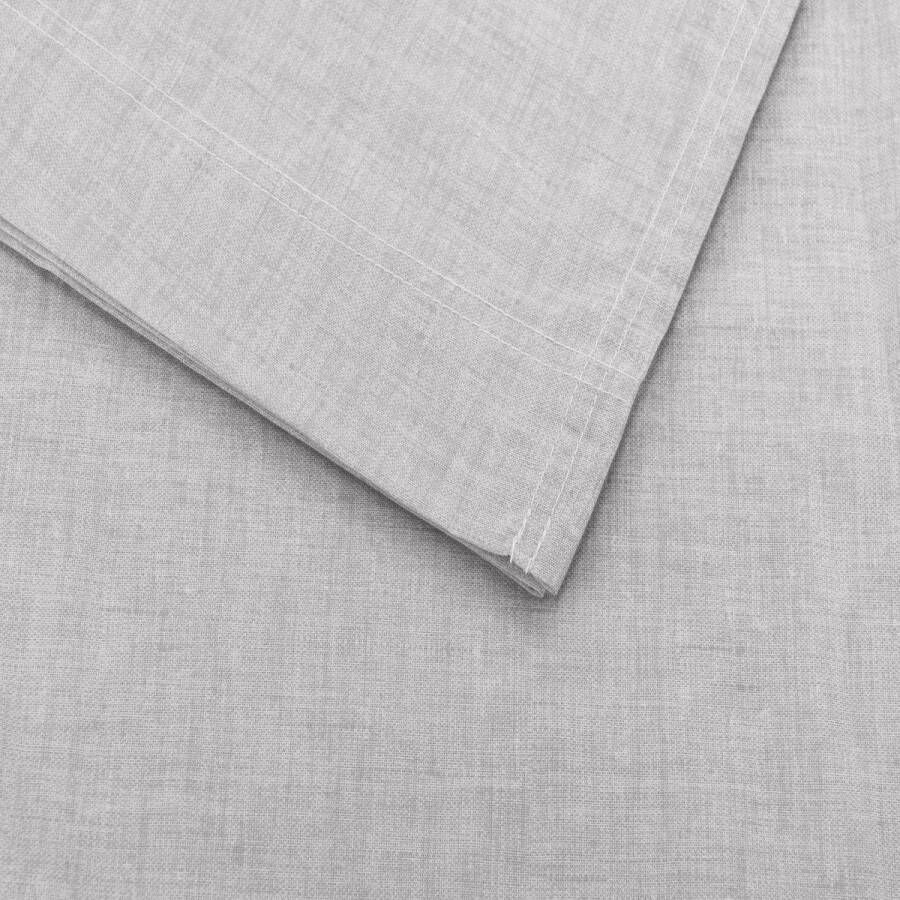 Zo! Home Lino laken katoen grijs 270x290 prachtige uitstraling ademende en zachte stof