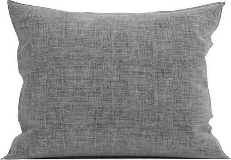 Zo Home Lino Kussensloop Linnen Look dark grey 60x70cm