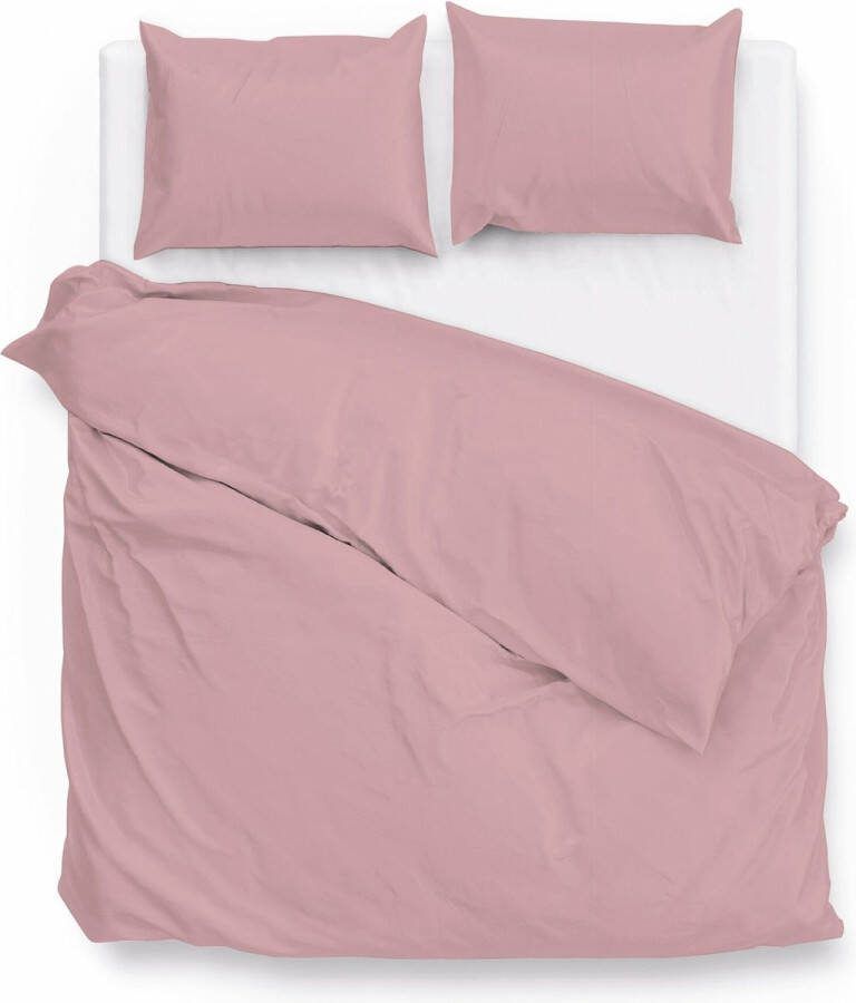 Zo Home Zo! Home dekbedovertrek Satinado Shady Roze Lits-jumeaux XL 260x200 220 cm - Foto 3