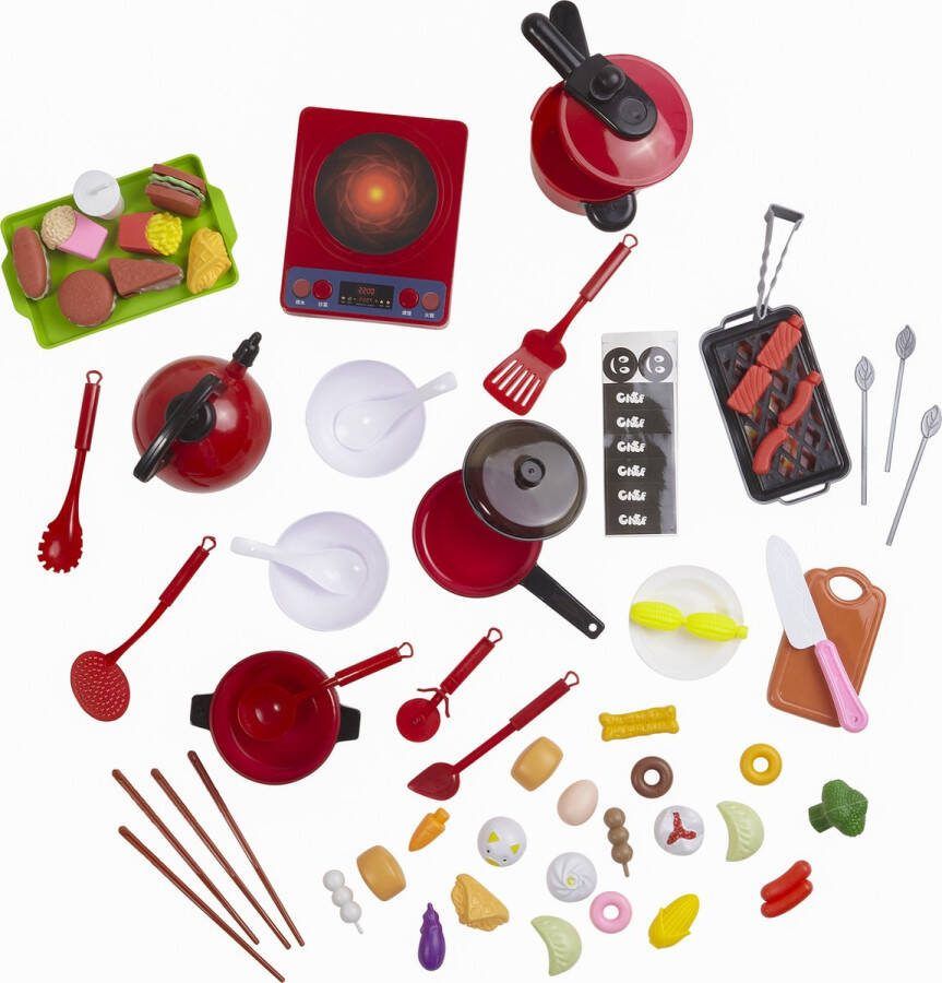 Zoem enterprise Zoem Keuken Accessoires Keukenspullen Ingrediënten Keukengerei Kookplaat Eten en drinken Koken Bereiden Speelgoedkeuken Keukenset Aanvulling keuken