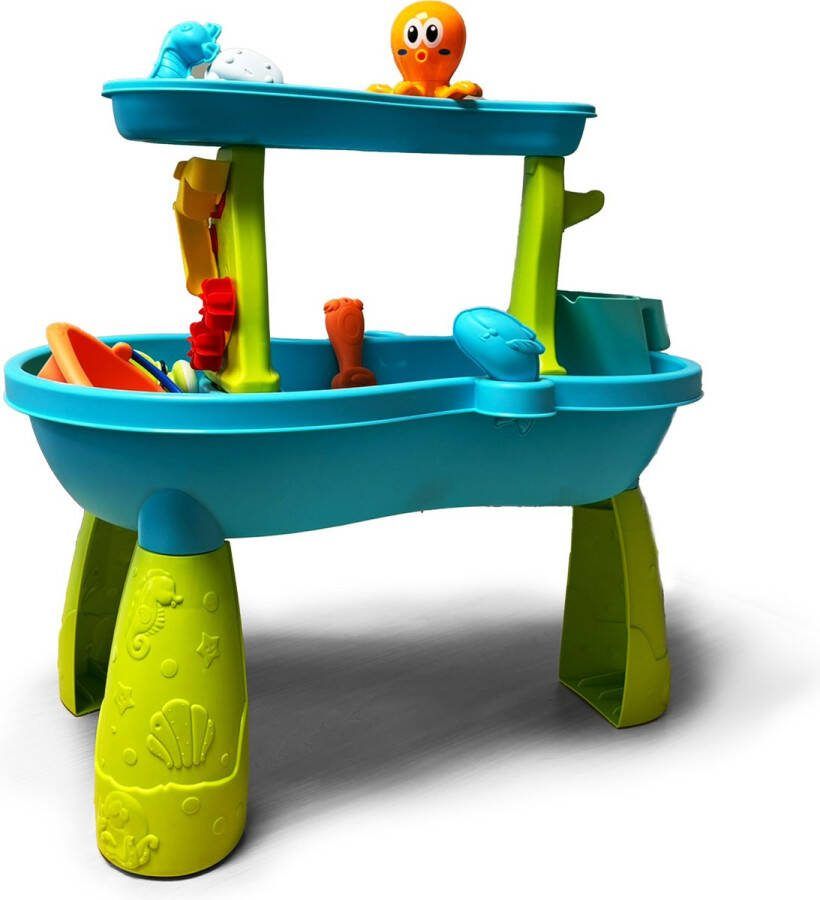 Zoem enterprise Zoem Watertafel Medium Kleuter Peuter Klein formaat Zandtafel Buitenspeelgoed Water Zand Tuin Strand Zee Zon Speelgoed Knutselen