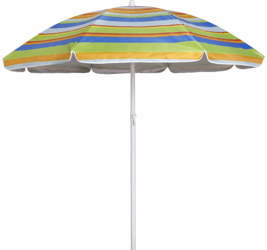 Zoem Parasol – Extra strong Inclusief houder – Strand – Groen – Blauw Winddicht Windsterk Zon Paraplu Parasolhouder
