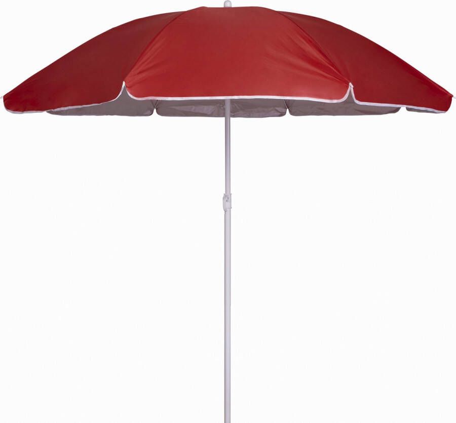 Zoem Parasol Inclusief houder Strand Rood Strong Winddicht Windsterk Zon Paraplu Parasolhouder