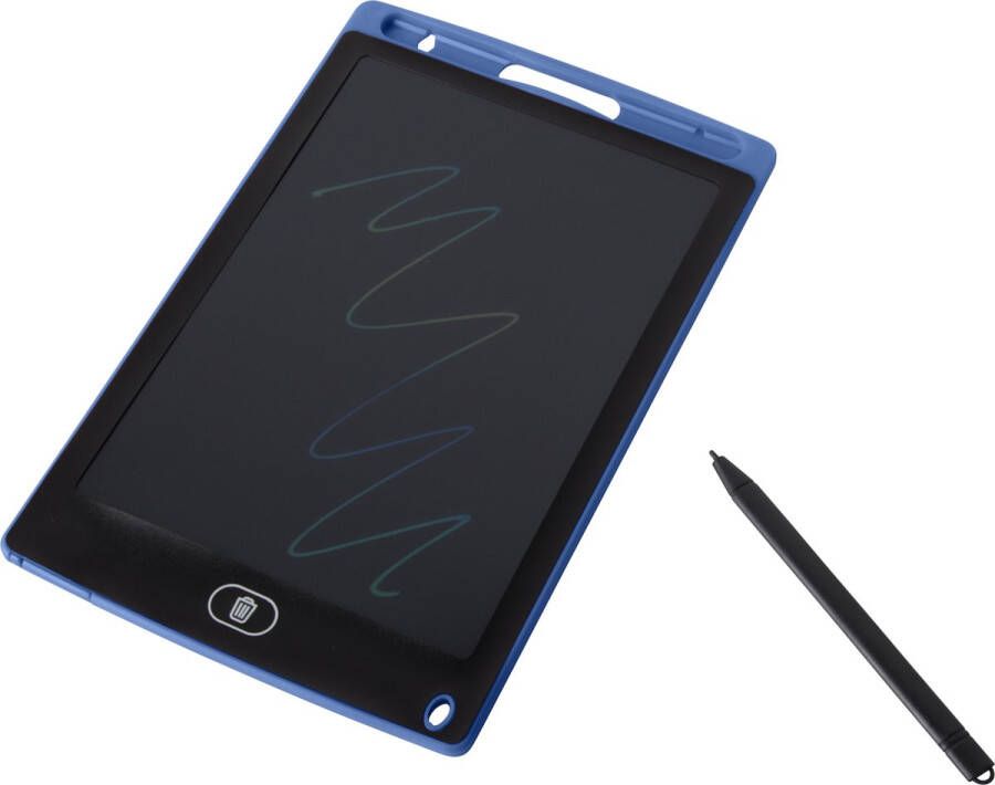 Zoem Tekenbord Toverlei Tablet Blauw Oefenen Creatief Schrijven Tekenen Electronisch 8 5 inch LCD Agenda Geheugen