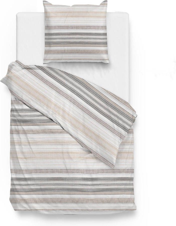 Zohome Zo!Home Paolina Dekbedovertrek Lits-jumeaux 240x200 220 cm Taupe