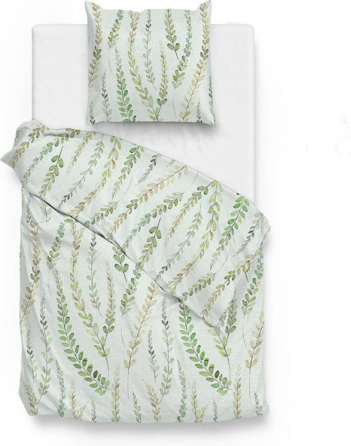 Zohome Zo!Home Lanza Dekbedovertrek Eenpersoons 140x200 220 cm Green