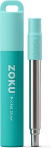 Zoku Pocket Straw Herbruikbaar Rietje (Kleur: groen)