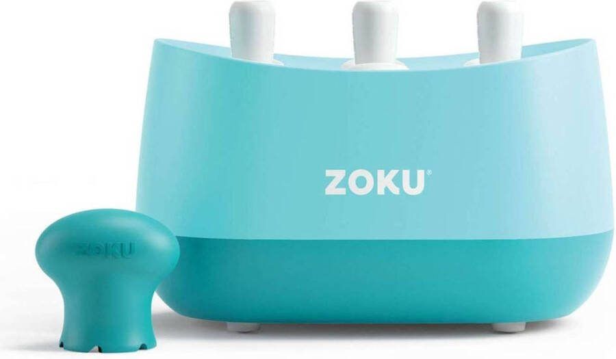 Zoku IJslolly Maker Quick Pop Maker Trio Set Polypropyleen BPA vrij Blauw