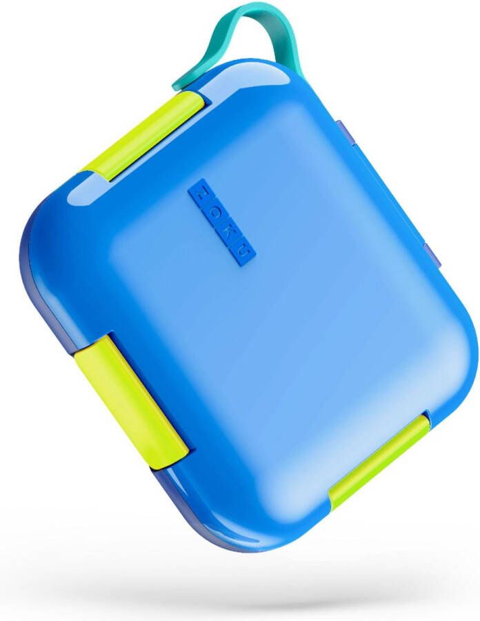 Zoku Neat Bento Lunchbox Polypropyleen Siliconen Blauw