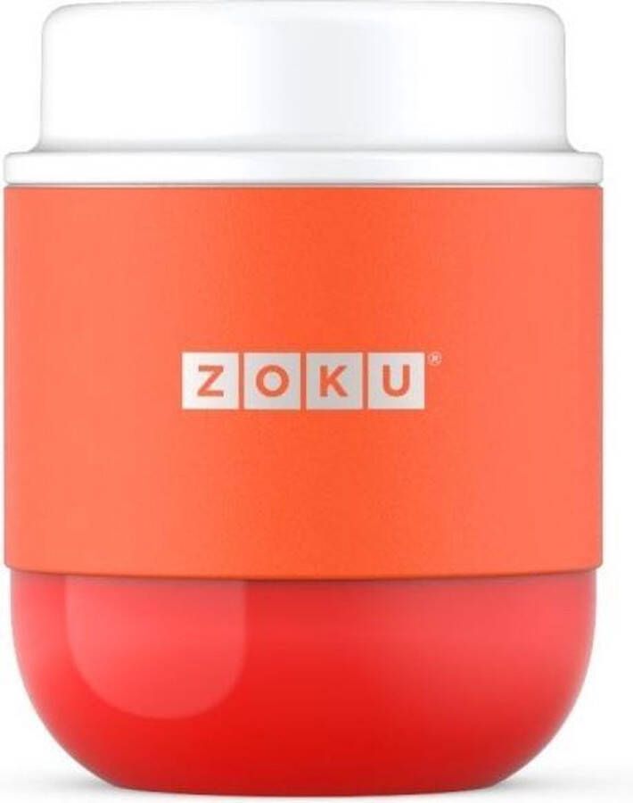 Zoku Neat Stack Voedselcontainer 295 ml Roestvast Staal Oranje