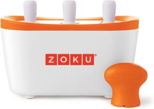 Zoku Quick Pop Maker trio wit-oranje