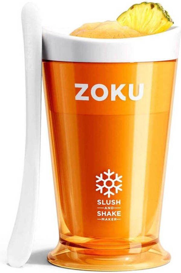 Zoku Slush en Milkshake Maker Polypropyleen Kunststof BPA vrij Oranje