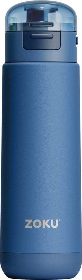 Zoku Thermosbeker 0.5 L RVS Polypropyleen BPA vrij Blauw
