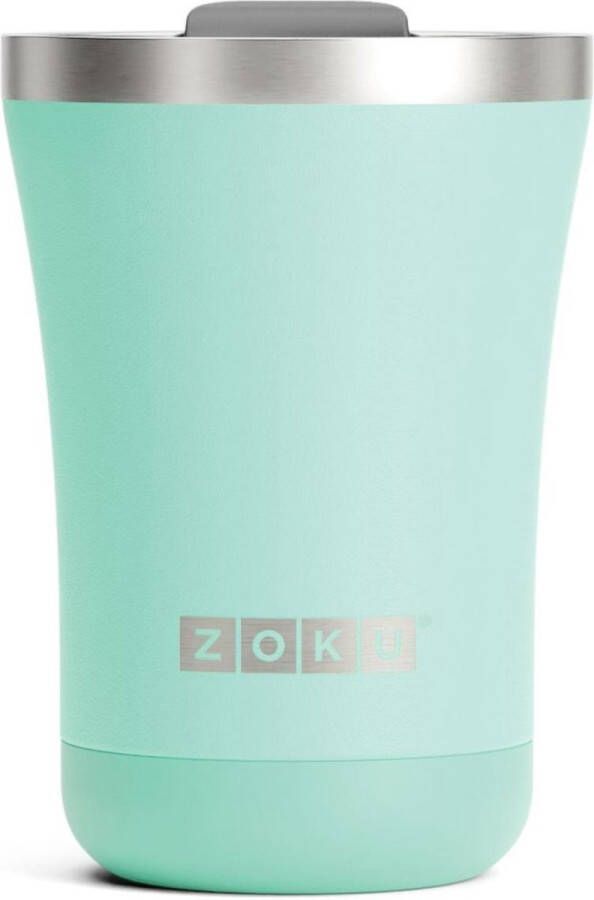 Zoku Thermosbeker RVS 350 ml Turquoise 3-in-1