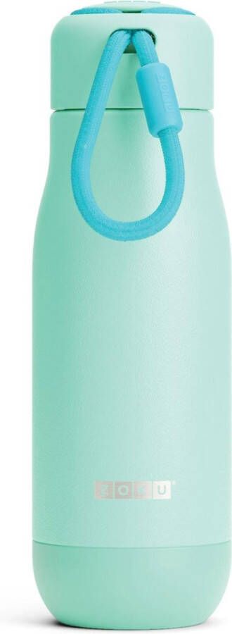 Zoku Thermosfles RVS 350 ml Blauw Bloem Design | Hydration