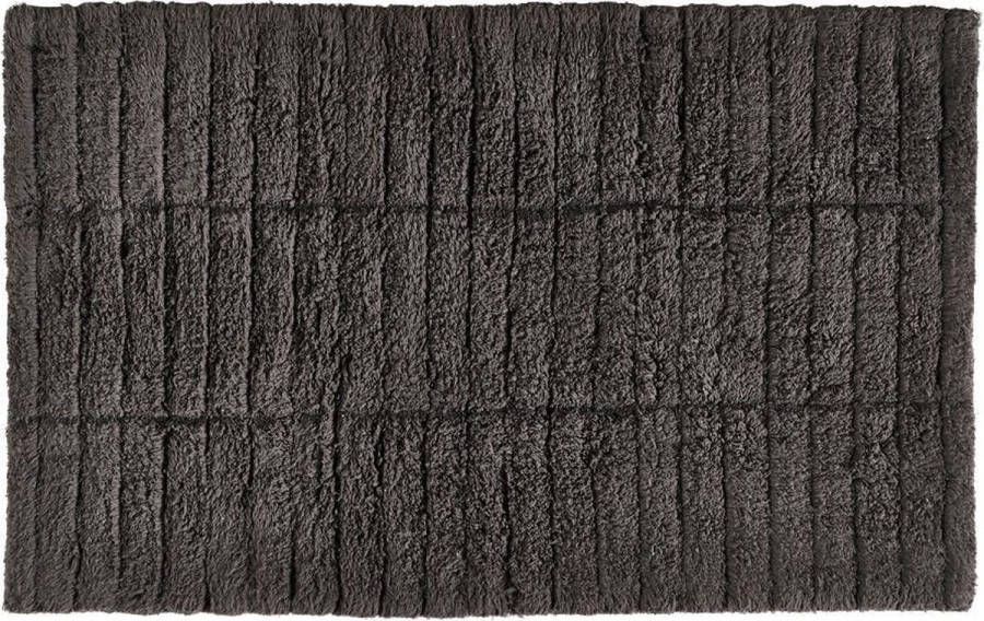 Zone Denmark Badmat Tiles Antracite Antislip Douchemat Badkamermat WC mat