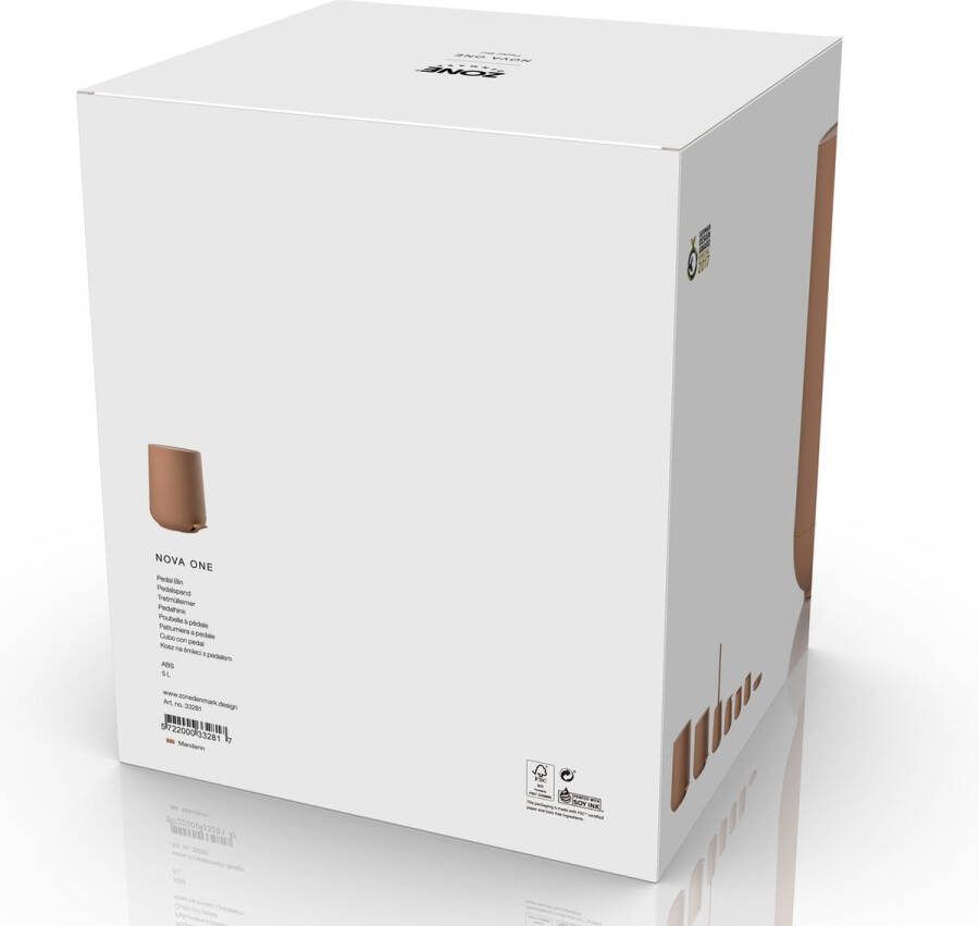 Zone Denmark Nova Pedaalemmer Dia 23 x 29 cm 5 liter Mandarine