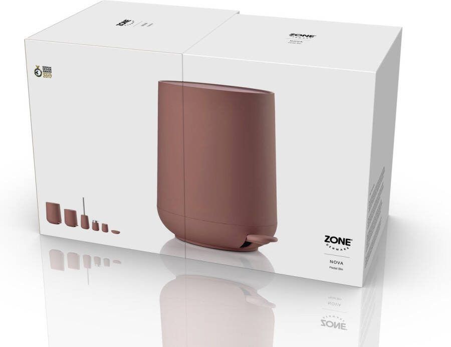 Zone Denmark Nova Pedaalemmer Dia 23 x 29 cm 5 liter Peach Red