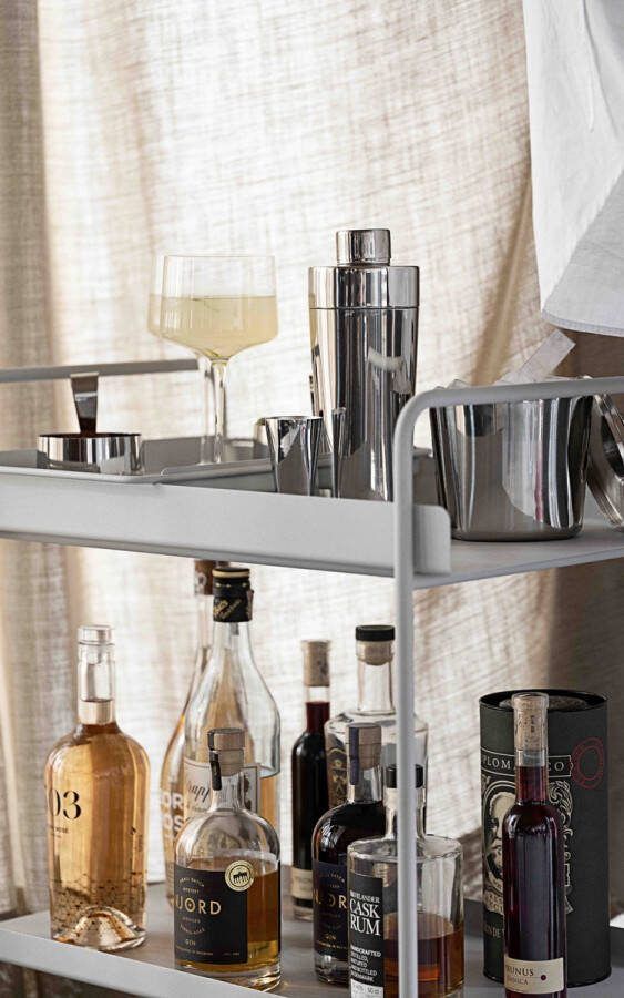 Zone Denmark Rocks Shaker Dia 8 x 23 8 cm 700 ml Gepolijst staal