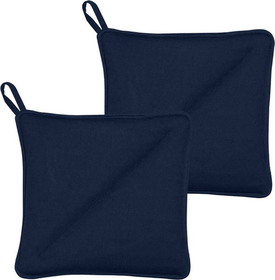 Zone Denmark Södahl Soft Pot holders 20 x 20 cm 2 pcs Indigo