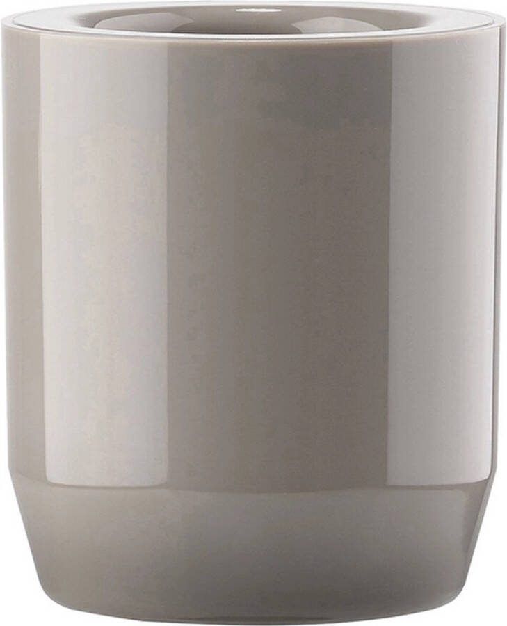 Zone Denmark Suii Tandenborstelbeker Dia. 7 8 x 9 cm Taupe