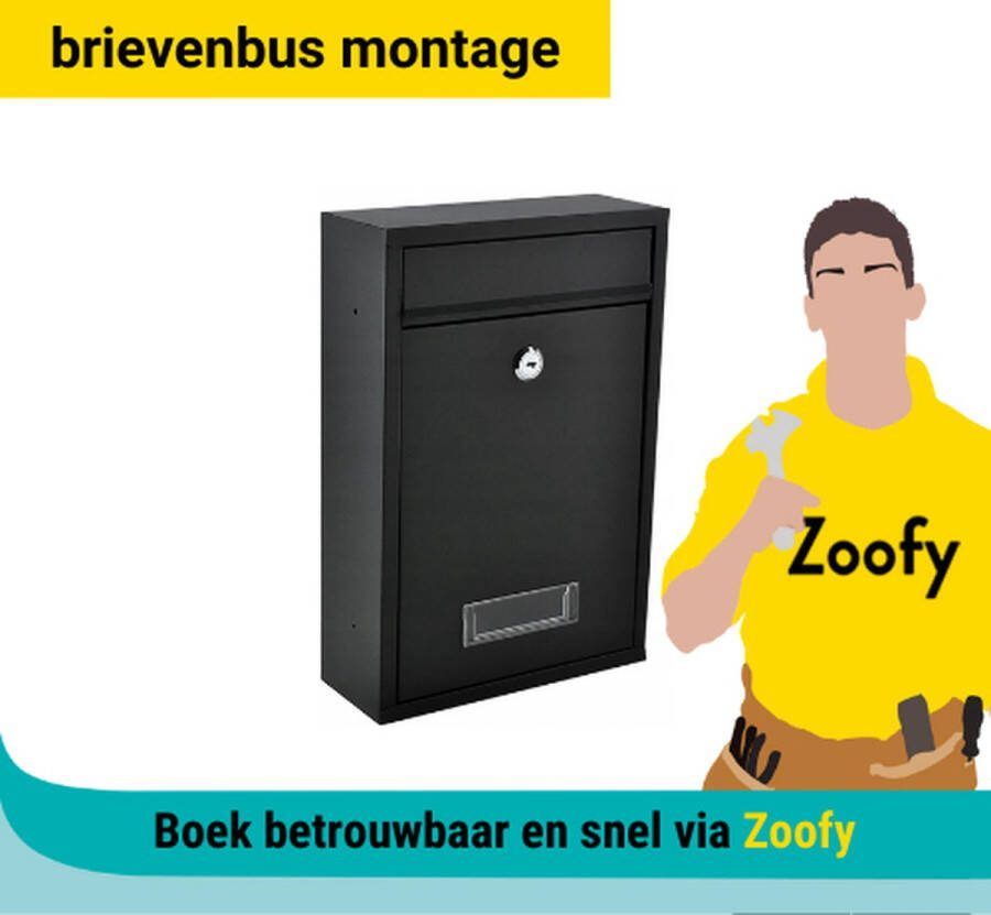 Zoofy Brievenbus laten plaatsen door Montage-afspraak gepland binnen 1 werkdag