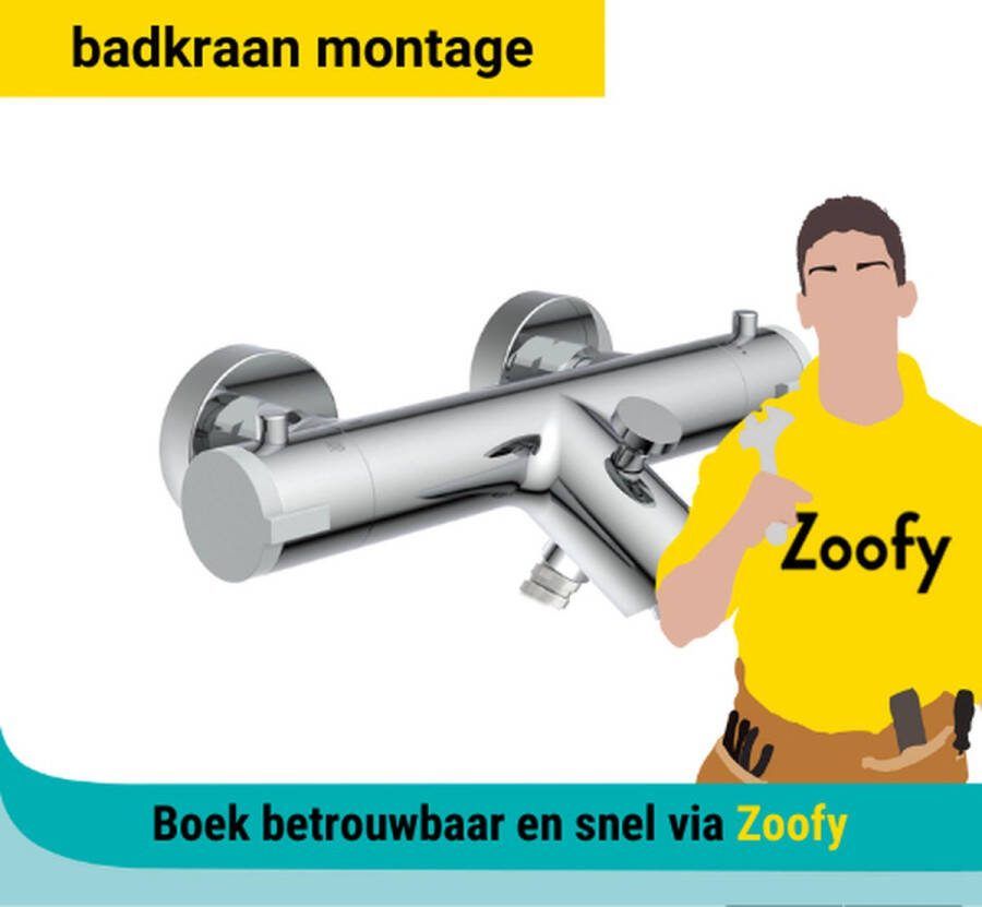 Zoofy Installatie badkraan Door in samenwerking met bol.com Installatie-afspraak gepland binnen 1 werkdag