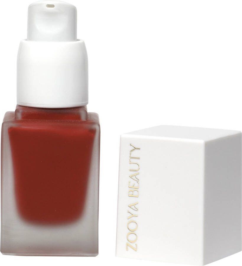 Zooya Beauty liquid blush rood