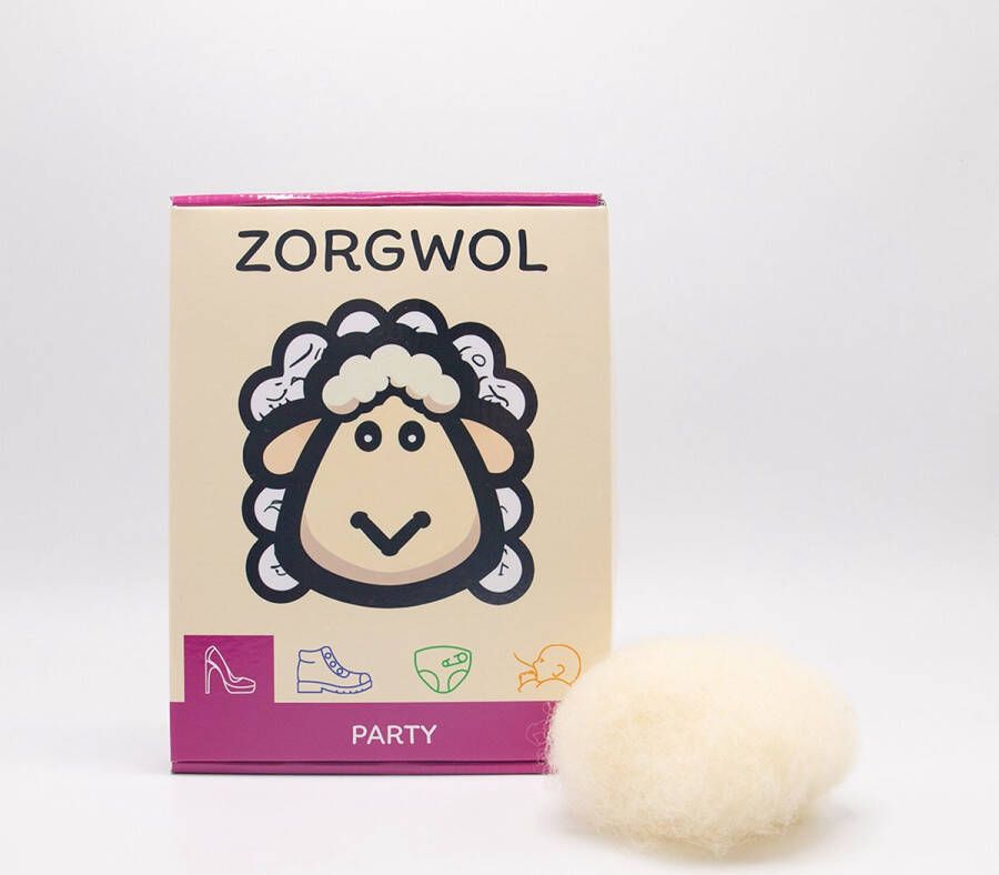 Zorgwol Party Voetwol Antidruk wol Voorkomt blaren 20 gram