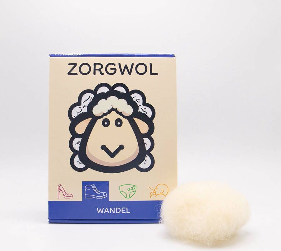 Zorgwol Wandel wol Voetwol Antidruk wol Voorkomt blaren 50 gram