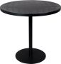 Zuiver Albert Tuintafel Bistrotafel Rond 80 cm Zwart - Thumbnail 1